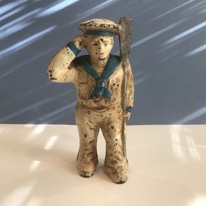 Cast Iron Sailor Piggybank